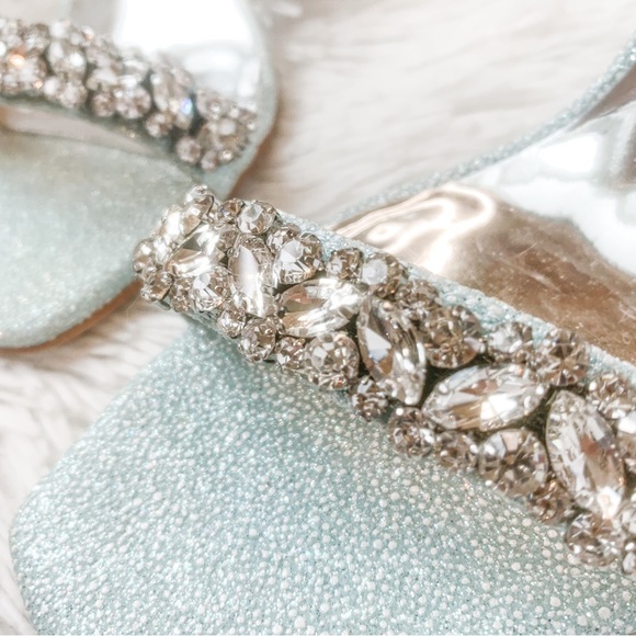 NEW Badgley Mischka Tasmine Women's Shoes Soft Blush Ankle Strap Sandal - Picture 3 of 7